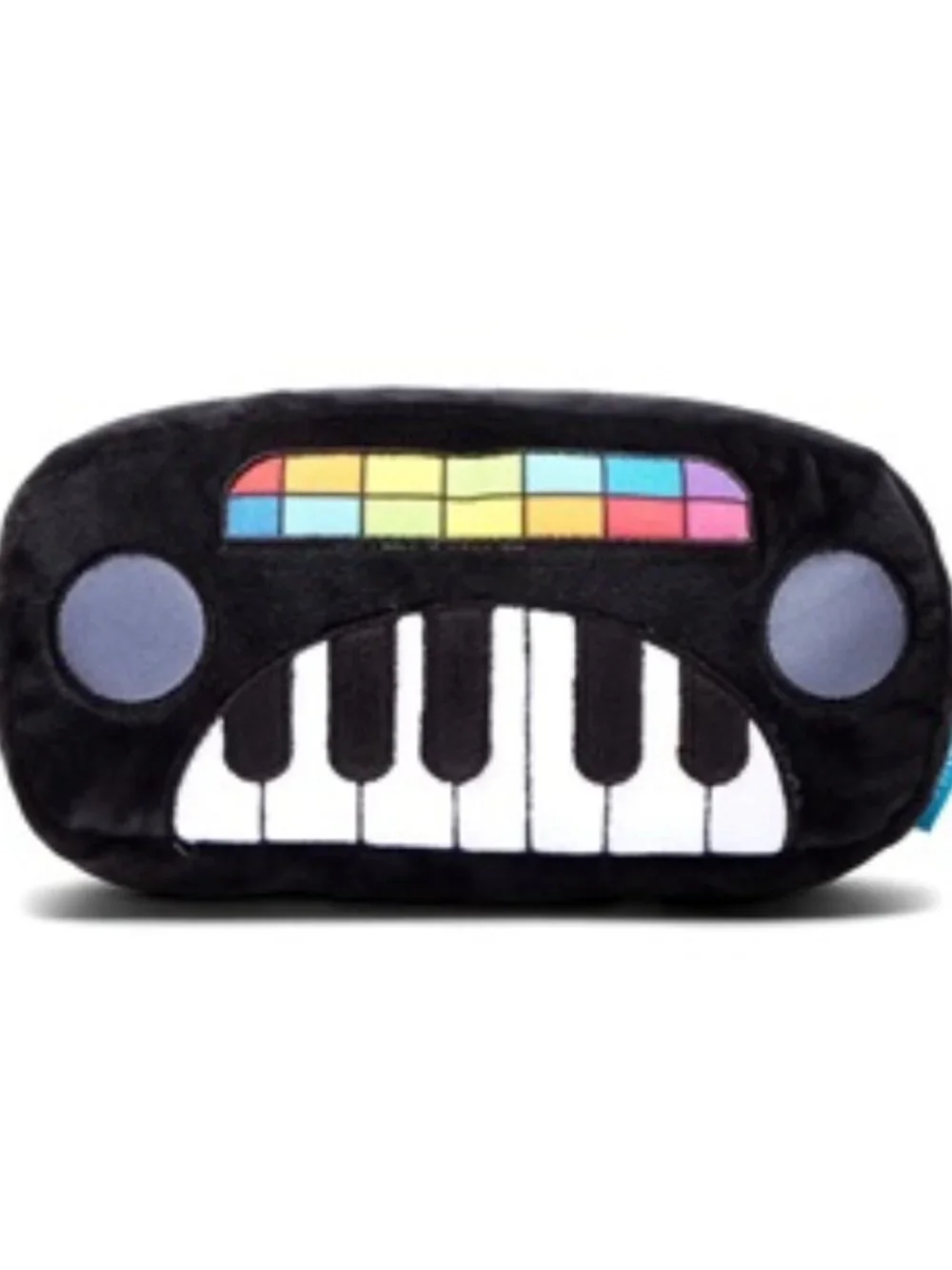 New Bark Box M-L Squeaky Wonder Keyboard Plush Dog Toy Squeaker